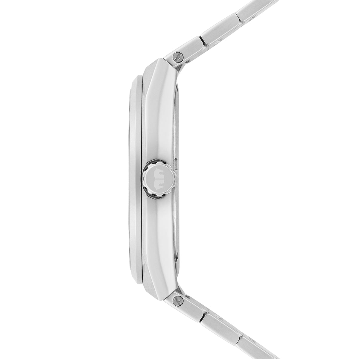 Herren Quarzuhr silber Edelstahl silber