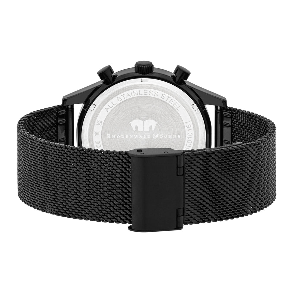 
                  
                    Herren Chronograph schwarz Edelstahl schwarz
                  
                