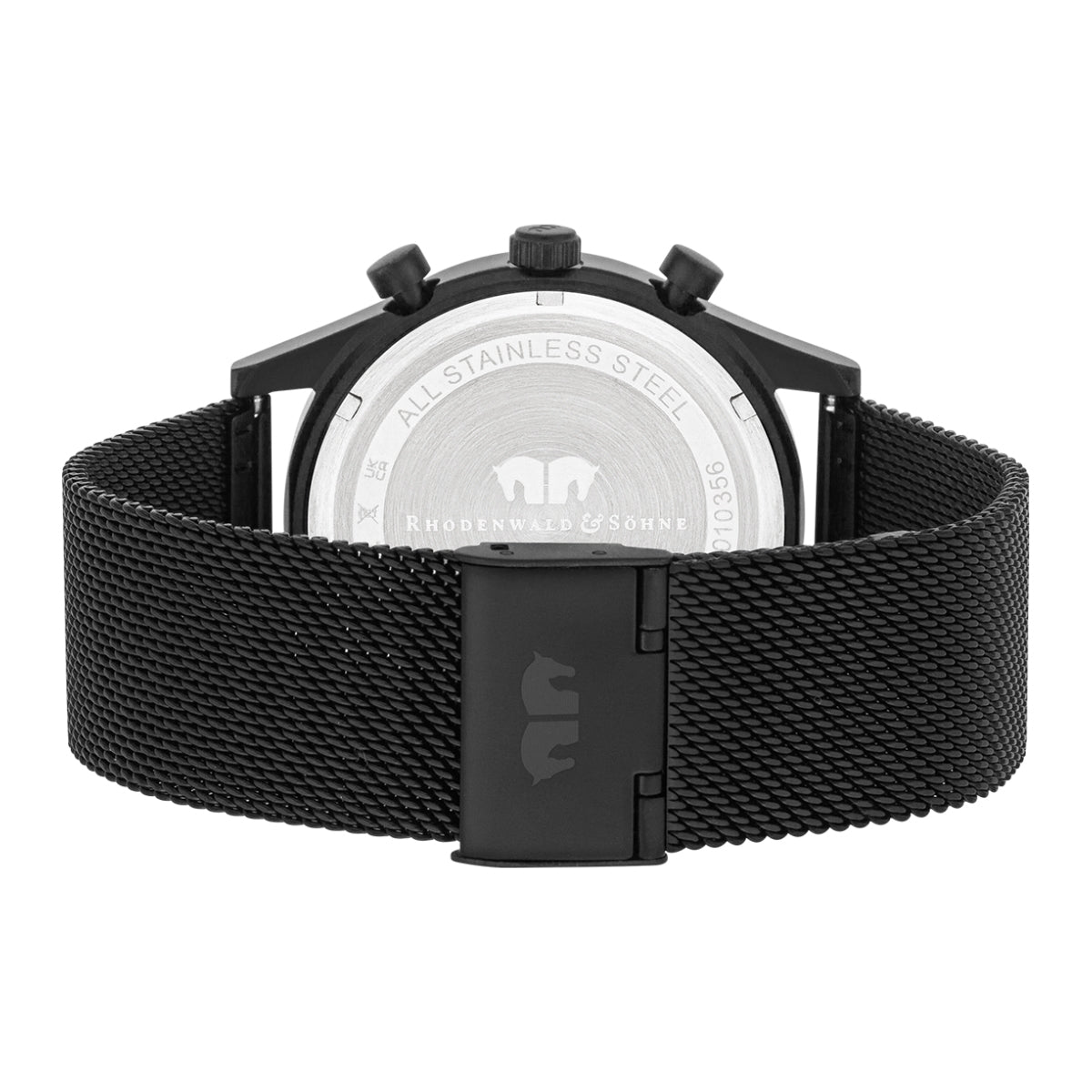 
                  
                    Herren Chronograph schwarz Edelstahl schwarz
                  
                