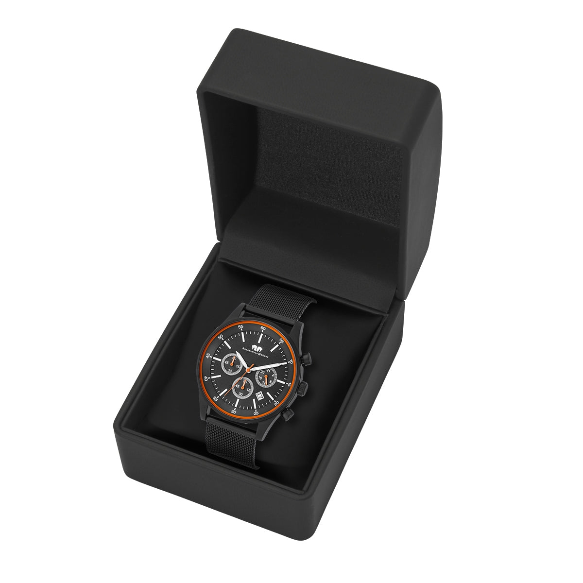 
                  
                    Herren Chronograph schwarz Edelstahl schwarz
                  
                
