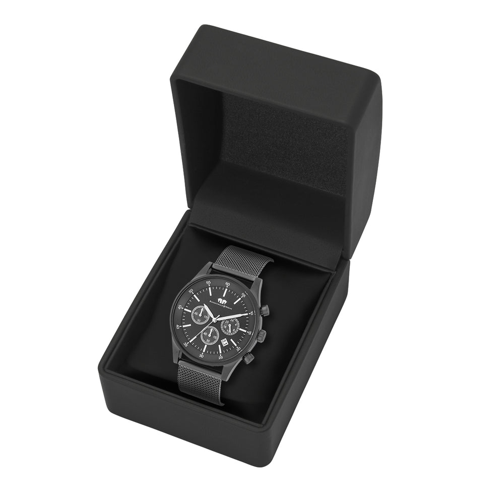 
                  
                    Herren Chronograph grau Edelstahl grau
                  
                