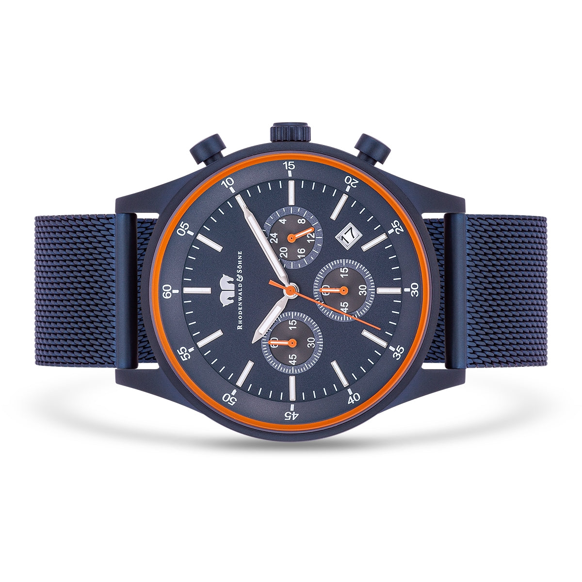 
                  
                    Herren Chronograph blau Edelstahl blau
                  
                