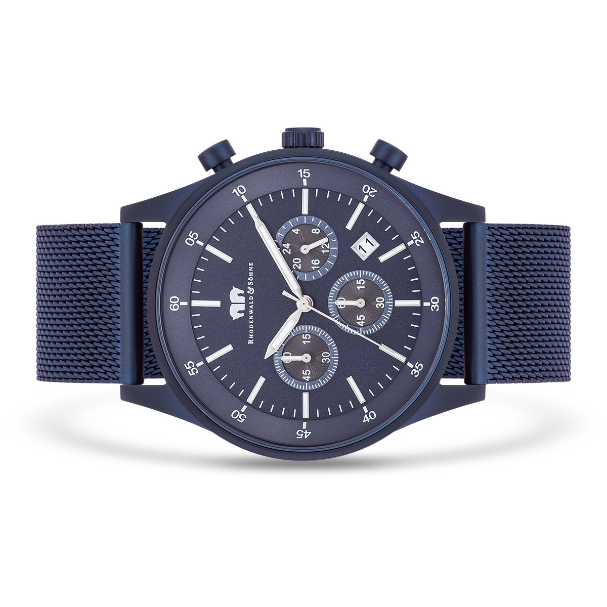 
                  
                    Herren Chronograph blau Edelstahl blau
                  
                