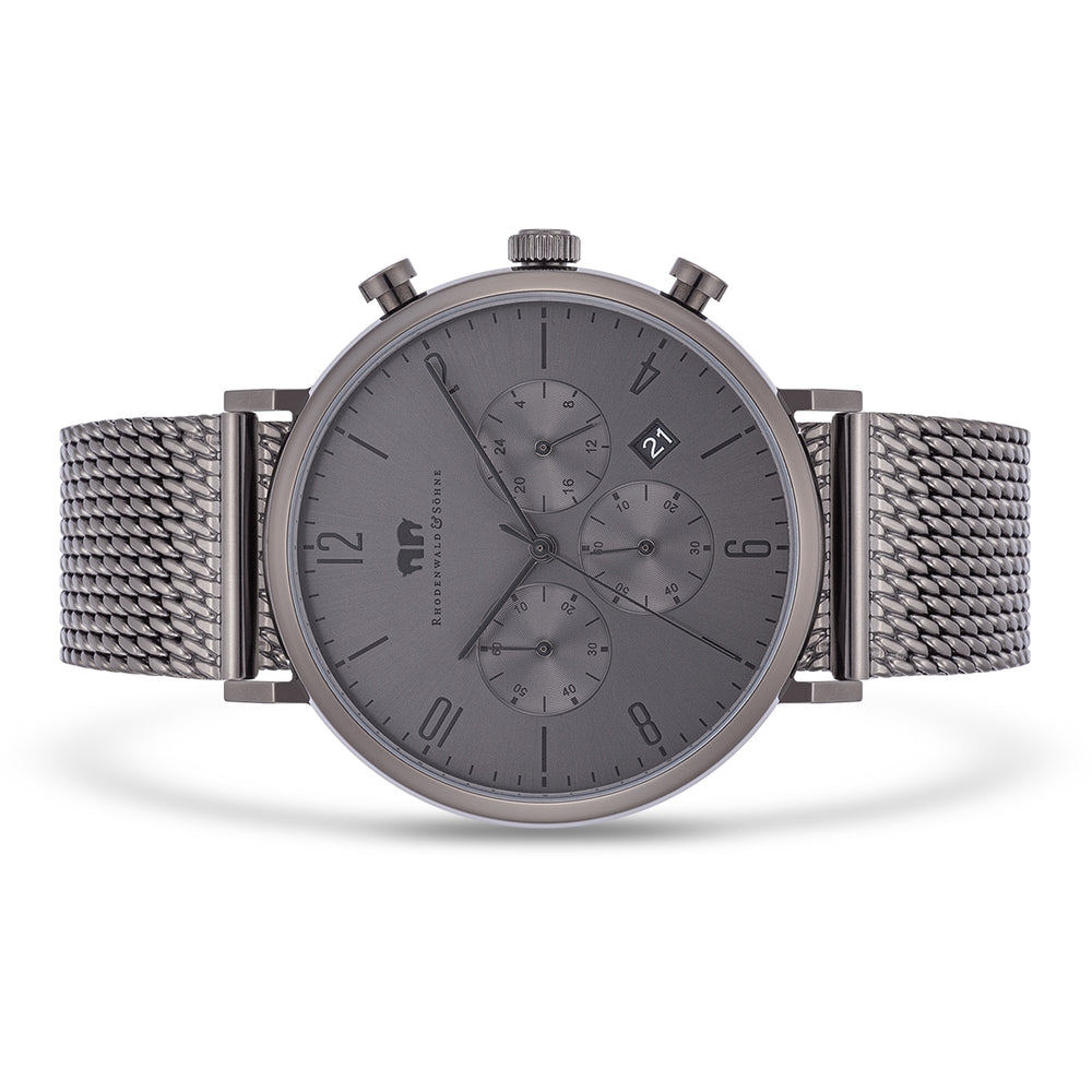 
                  
                    Herren Chronograph grau Edelstahl grau
                  
                