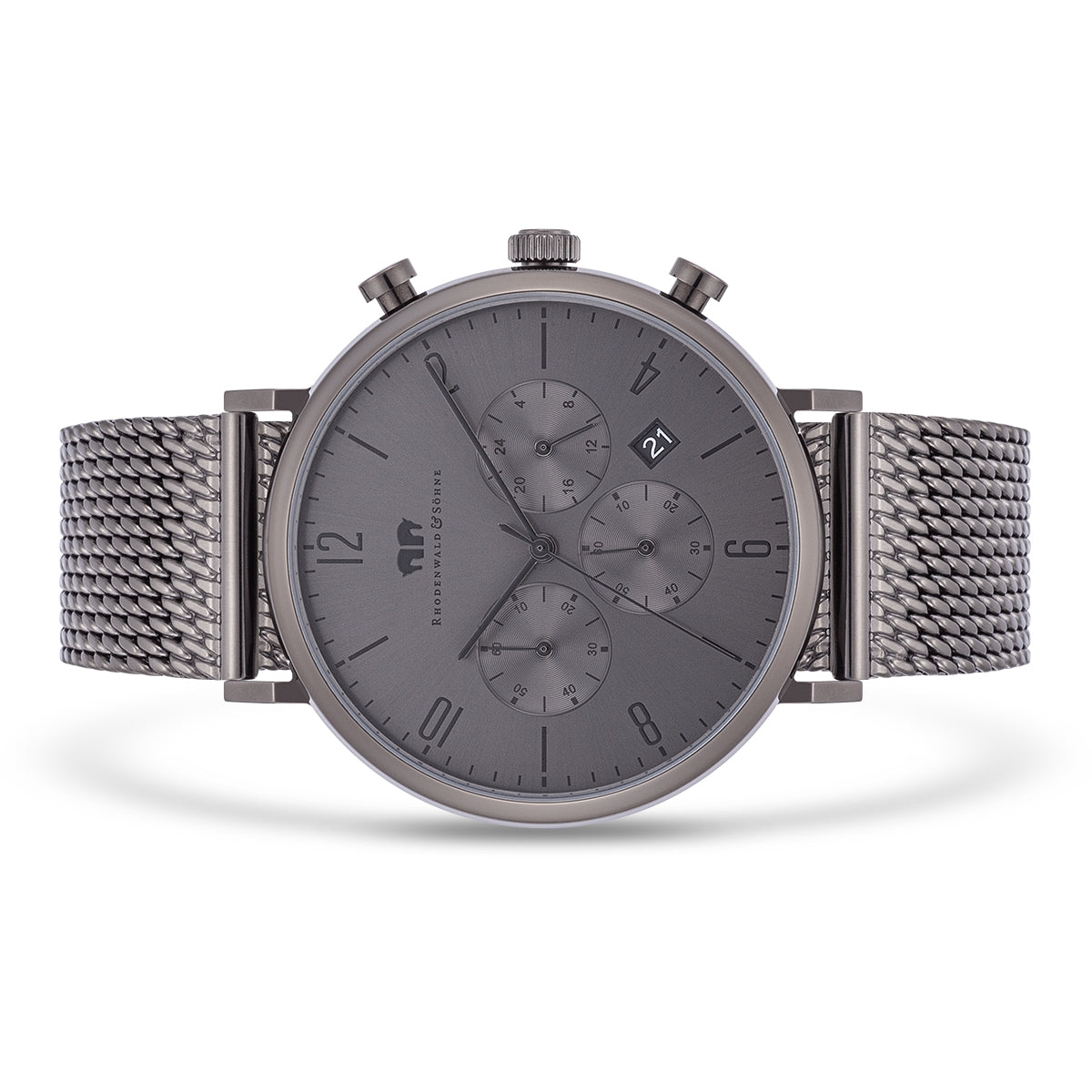 
                  
                    Herren Chronograph grau Edelstahl grau
                  
                