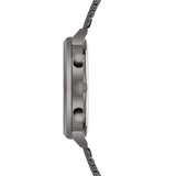 Herren Chronograph grau Edelstahl grau