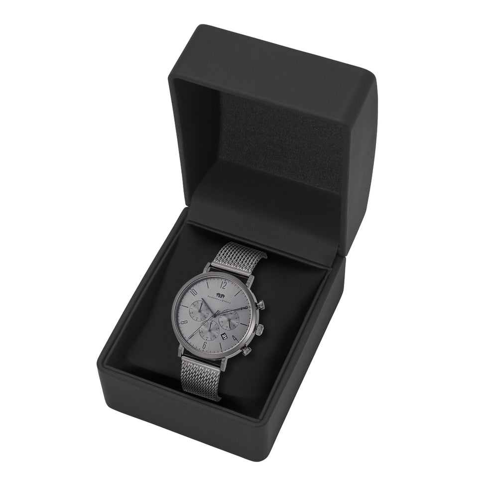 
                  
                    Herren Chronograph grau Edelstahl grau
                  
                