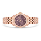 Damen Quarzuhr roségold Edelstahl roségold