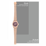 Damen Quarzuhr roségold Edelstahl roségold