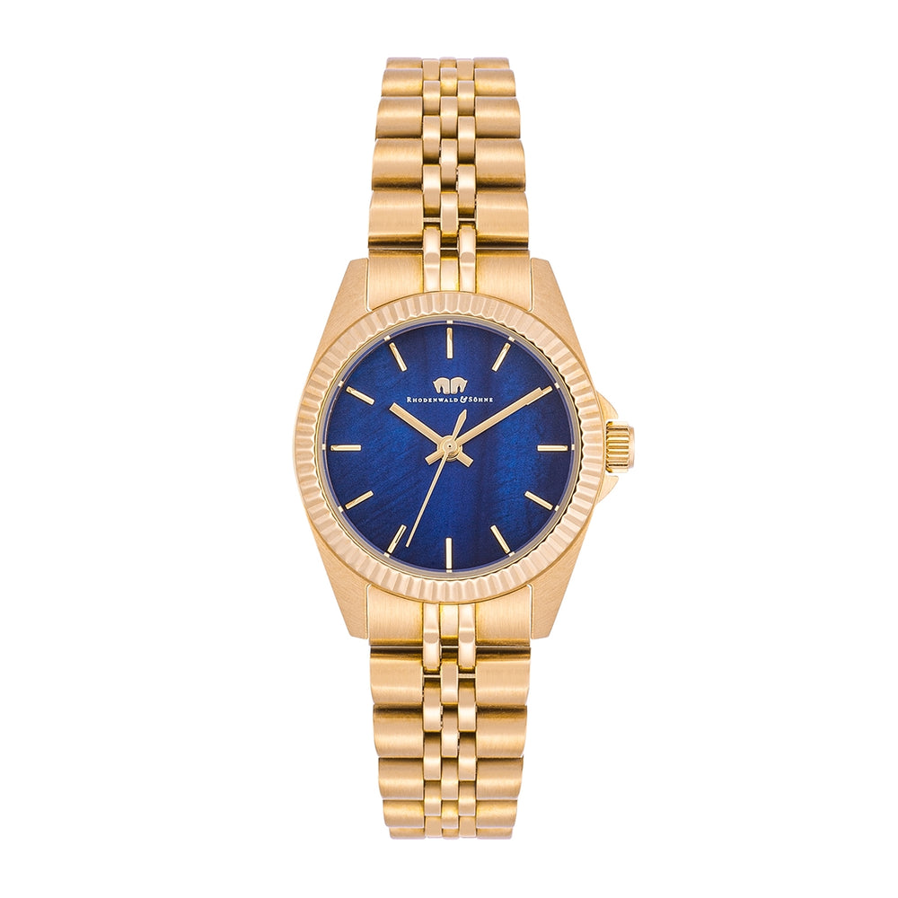 Damen Quarzuhr gelbgold Edelstahl gelbgold
