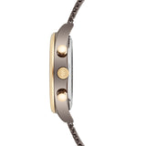 Herren Chronograph gelbgold Edelstahl anthrazit
