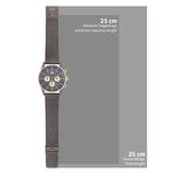 Herren Chronograph gelbgold Edelstahl anthrazit
