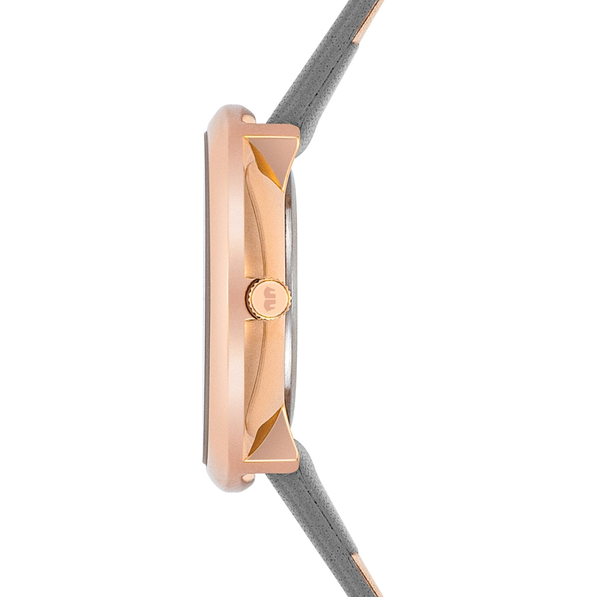 
                  
                    Damen Quarzuhr roségold Echtleder grau
                  
                
