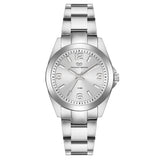 Damen Quarzuhr silber Edelstahl silber