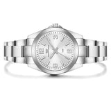 Damen Quarzuhr silber Edelstahl silber
