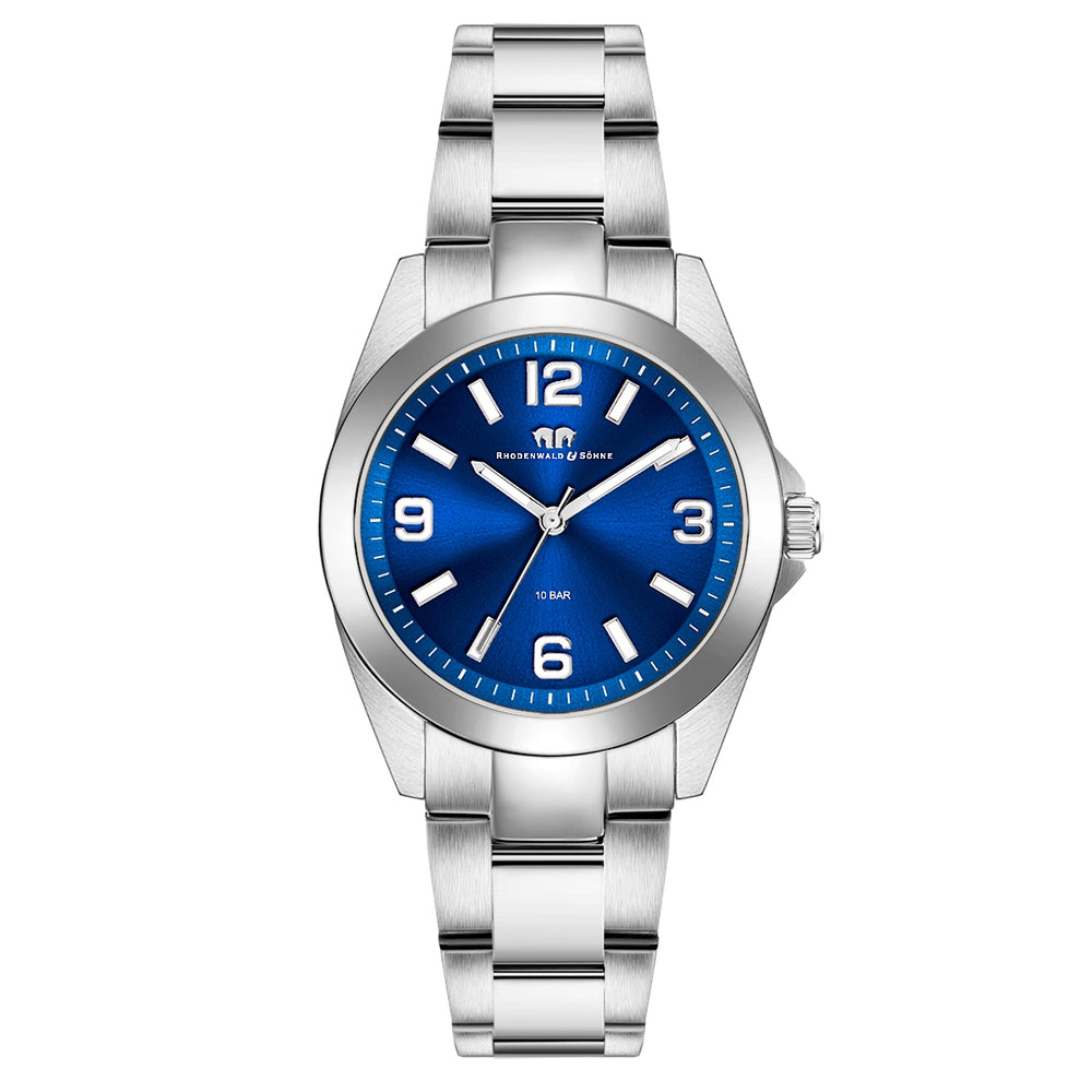 Damen Quarzuhr silber Edelstahl silber