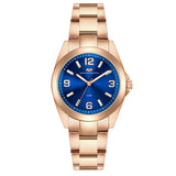 Damen Quarzuhr roségold Edelstahl roségold