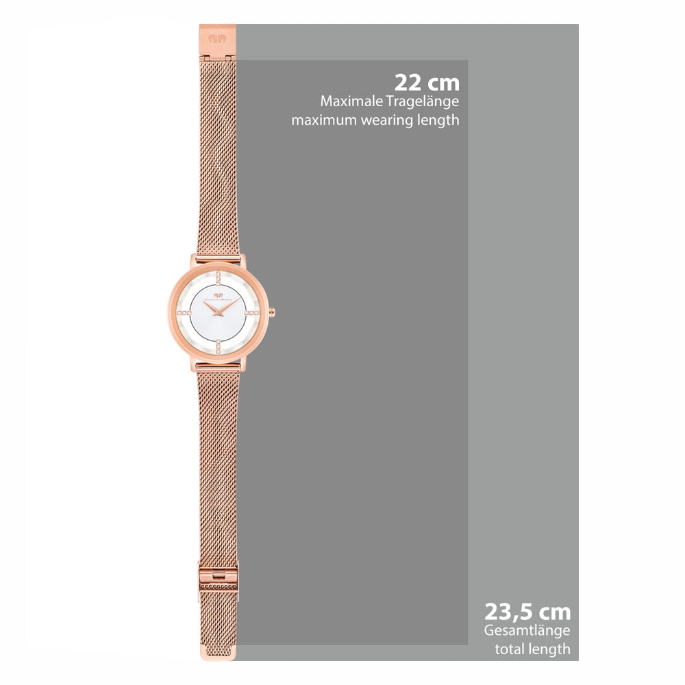 
                  
                    Damen Quarzuhr roségold Edelstahl roségold
                  
                