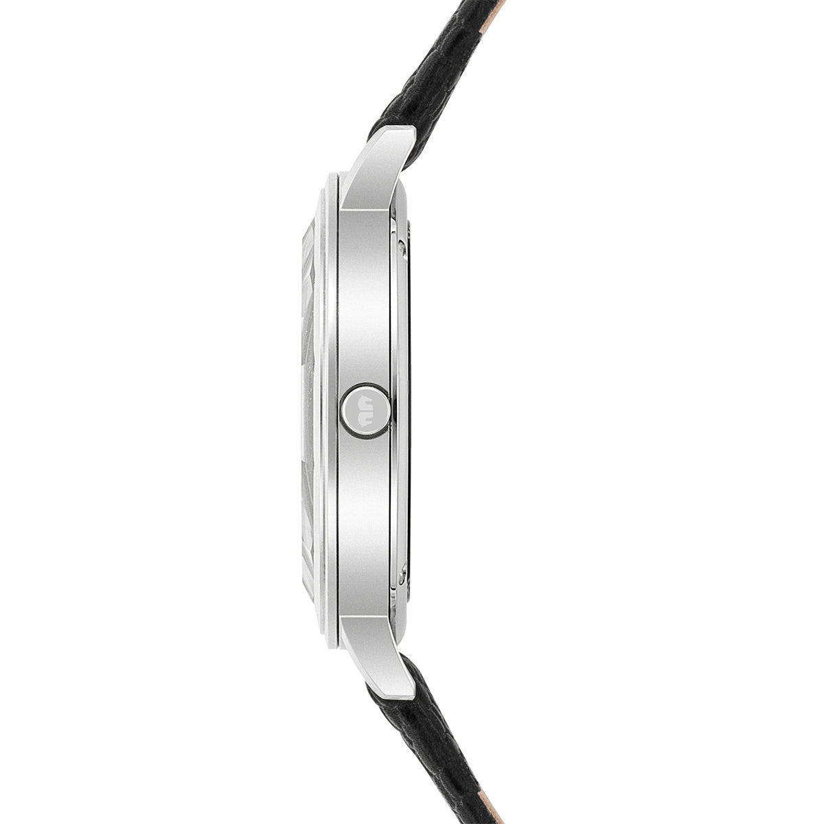 
                  
                    Damen Quarzuhr silber Echtleder schwarz
                  
                