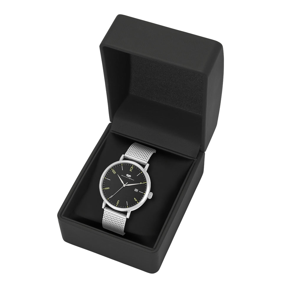 
                  
                    Herren Quarzuhr silber Edelstahl silber
                  
                