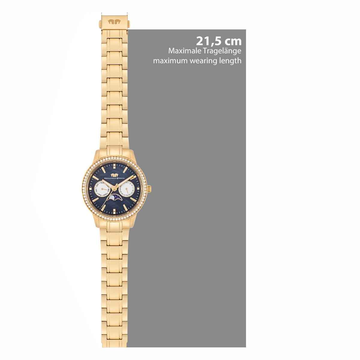 
                  
                    Damen Multifunktionsuhr gelbgold Edelstahl gelbgold
                  
                