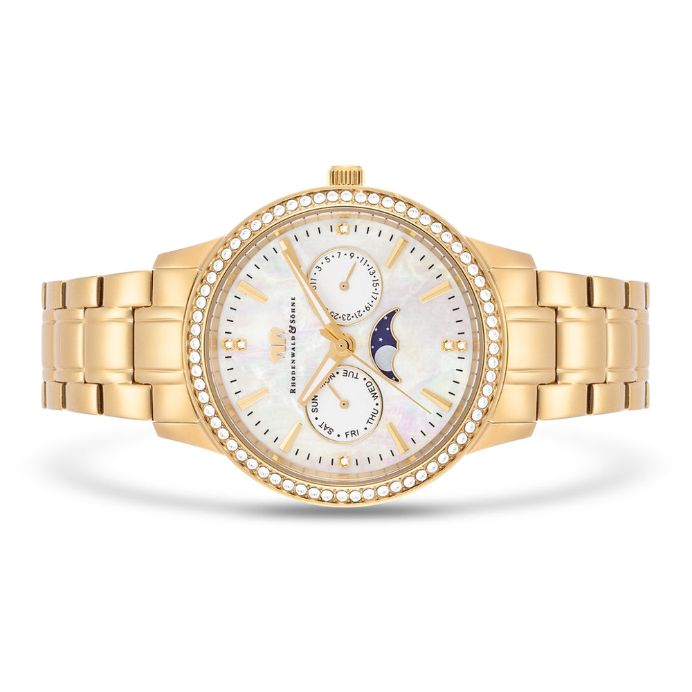 
                  
                    Damen Multifunktionsuhr gelbgold Edelstahl gelbgold
                  
                
