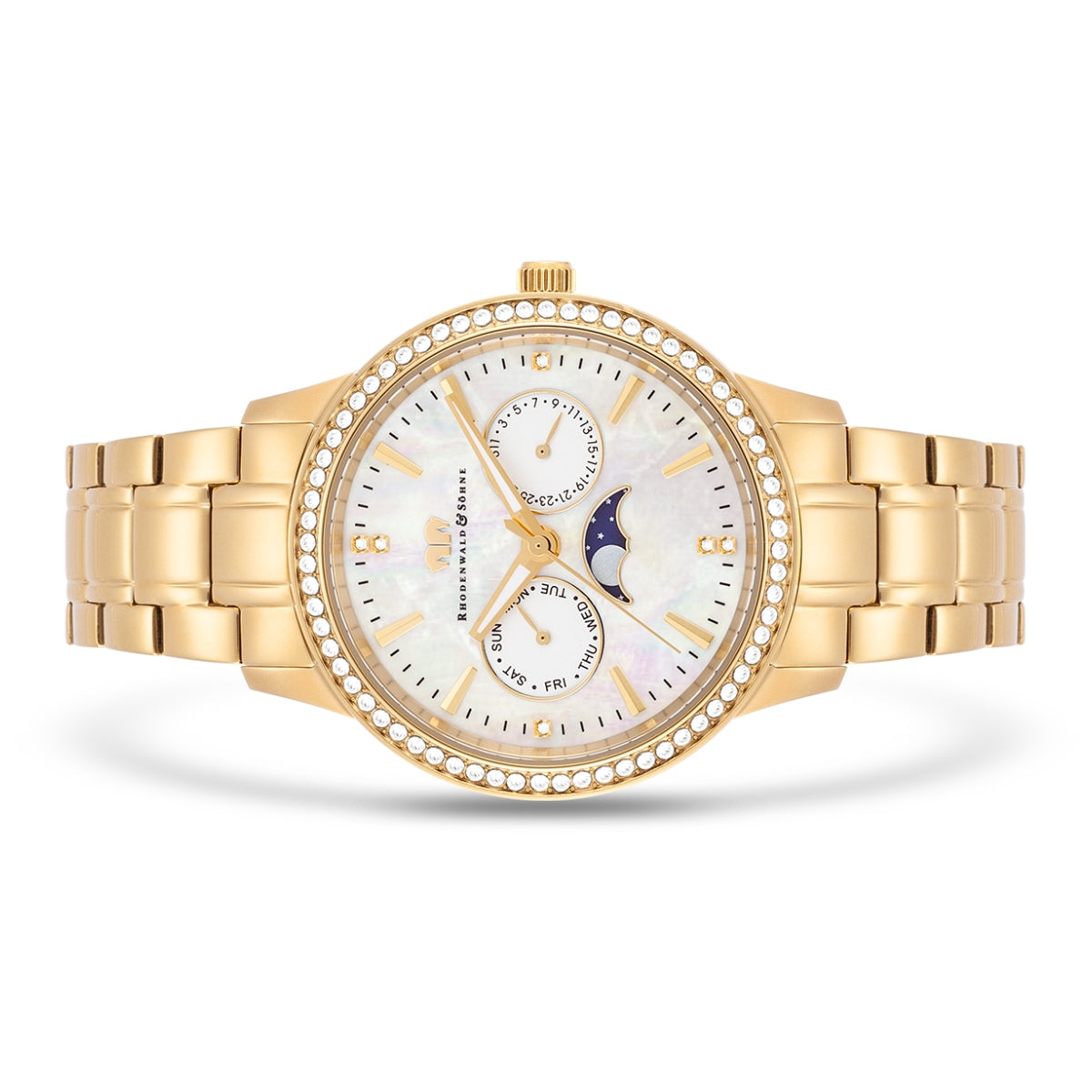 
                  
                    Damen Multifunktionsuhr gelbgold Edelstahl gelbgold
                  
                