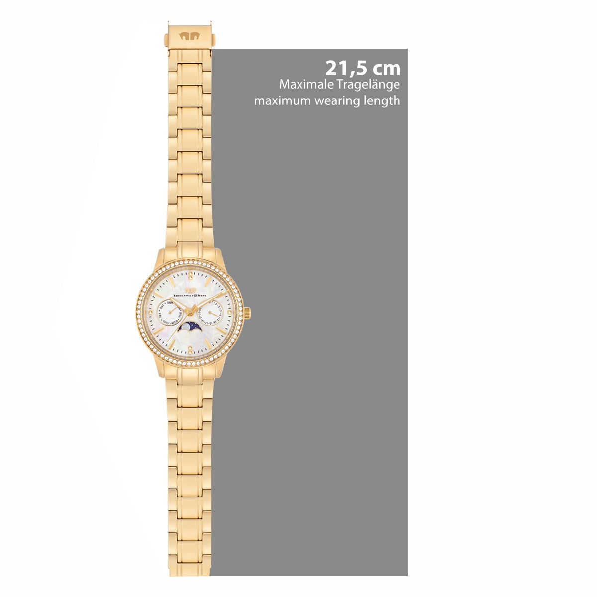 
                  
                    Damen Multifunktionsuhr gelbgold Edelstahl gelbgold
                  
                