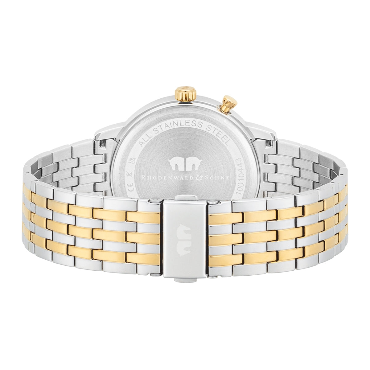 
                  
                    Herren Multifunktionsuhr gelbgold Edelstahl silber/gelbgold
                  
                