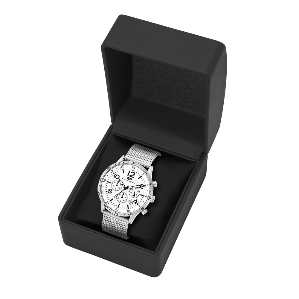 
                  
                    Herren Chronograph silber Edelstahl silber
                  
                