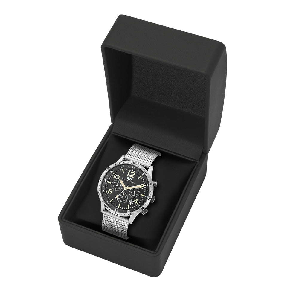 
                  
                    Herren Chronograph silber Edelstahl silber
                  
                