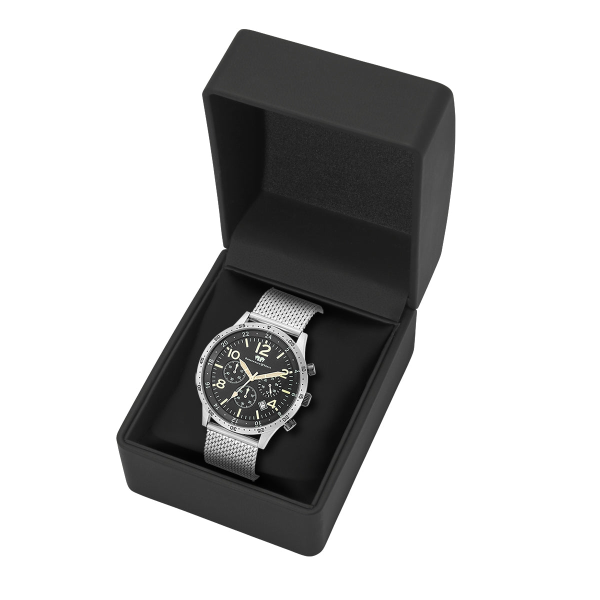 
                  
                    Herren Chronograph silber Edelstahl silber
                  
                