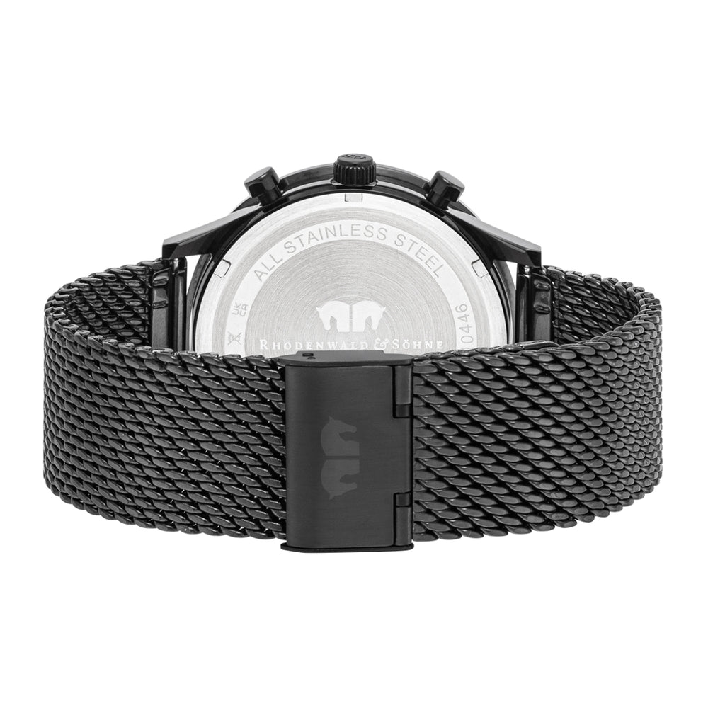 
                  
                    Herren Chronograph schwarz Edelstahl schwarz
                  
                