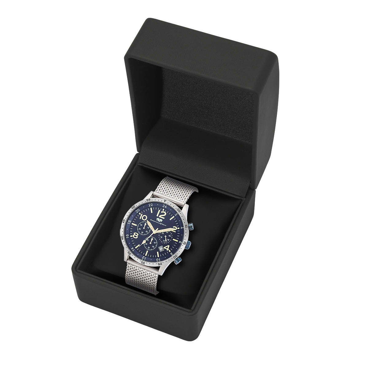 
                  
                    Herren Chronograph silber Edelstahl silber
                  
                