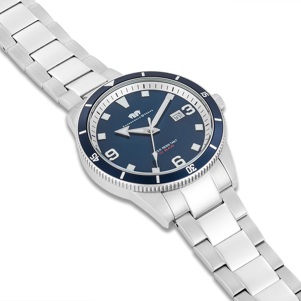
                  
                    Herren Quarzuhr silber Edelstahl silber
                  
                