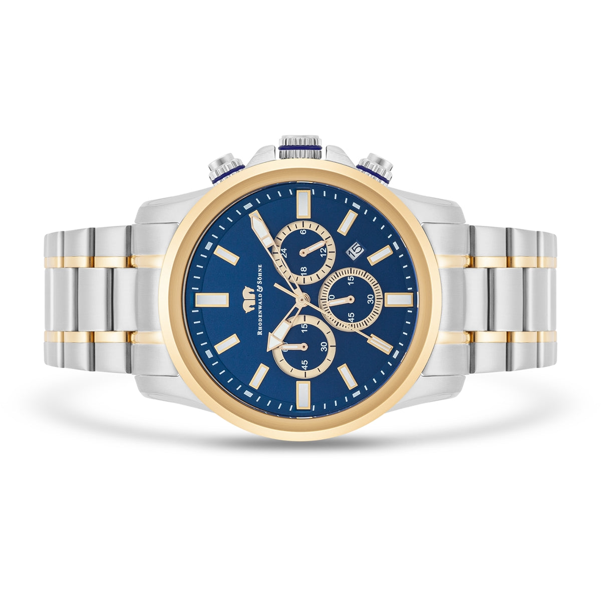 
                  
                    Herren Chronograph silber/gelbgold Edelstahl silber/gelbgold
                  
                