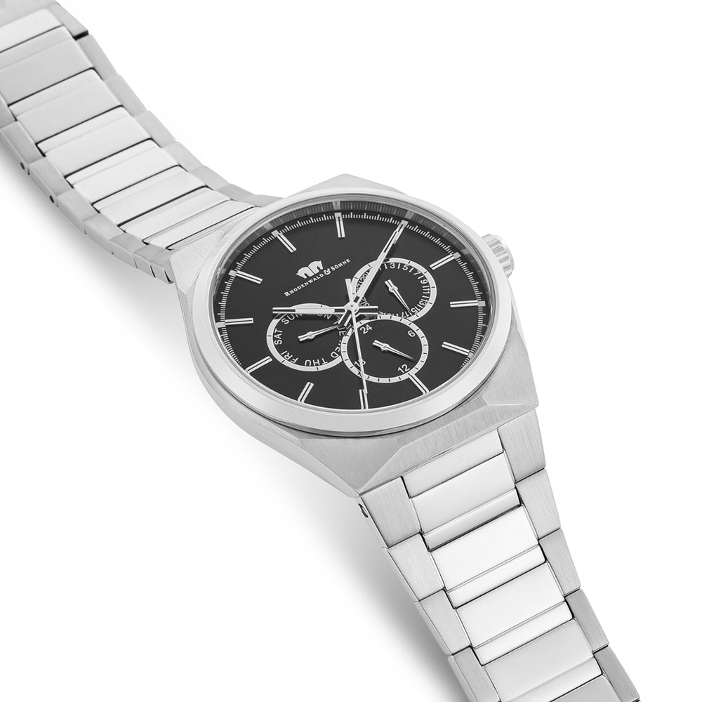 
                  
                    Herren Quarzuhr silber Edelstahl silber
                  
                