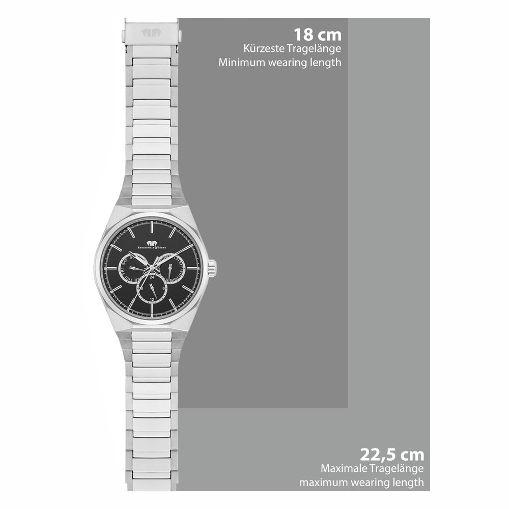 
                  
                    Herren Quarzuhr silber Edelstahl silber
                  
                