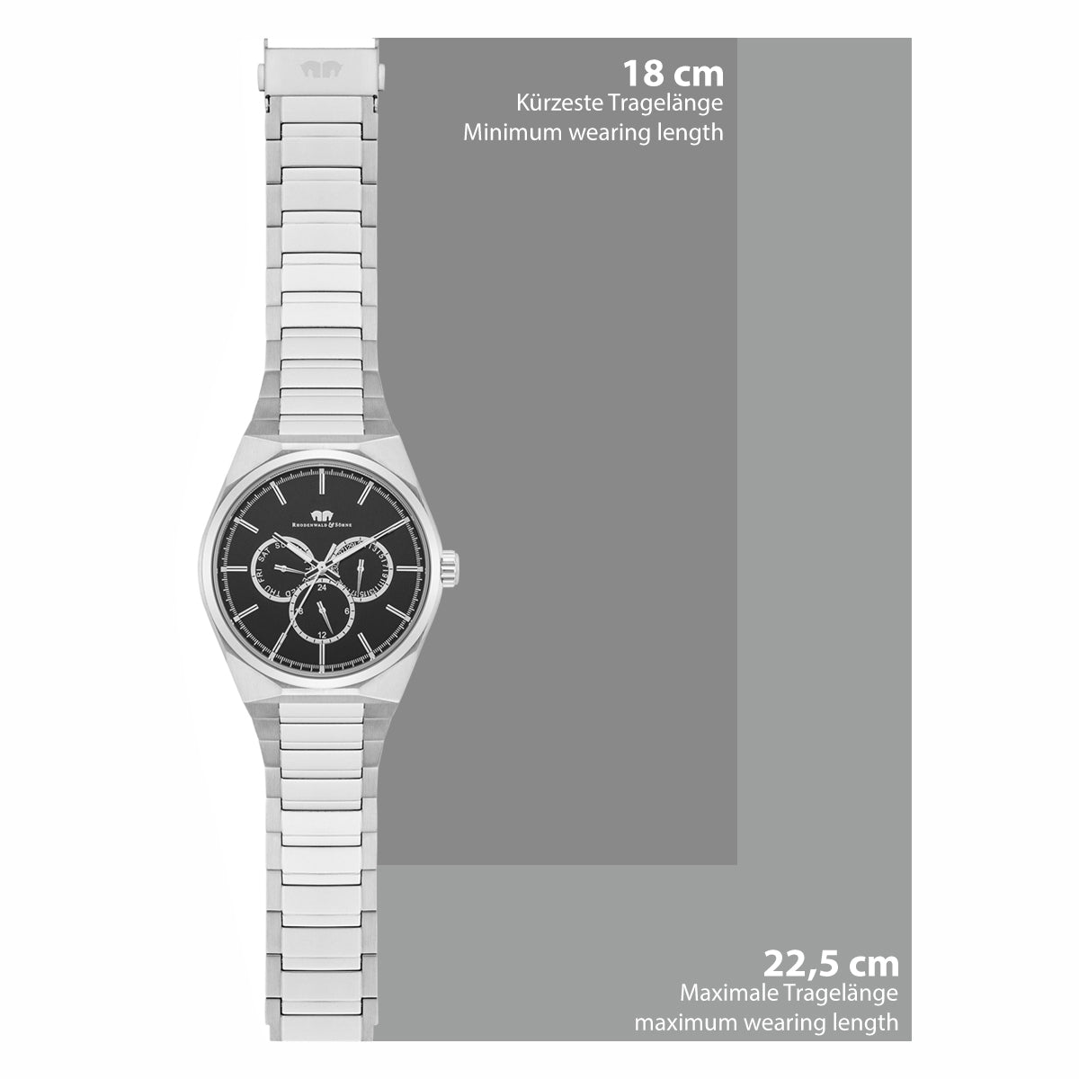 
                  
                    Herren Quarzuhr silber Edelstahl silber
                  
                