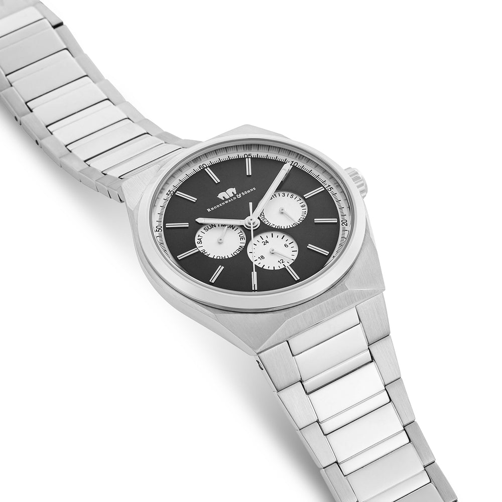 
                  
                    Herren Quarzuhr silber Edelstahl silber
                  
                