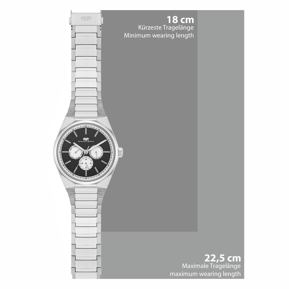 
                  
                    Herren Quarzuhr silber Edelstahl silber
                  
                