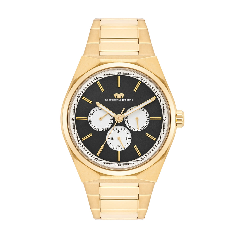 
                  
                    Herren Quarzuhr gelbgold Edelstahl gelbgold
                  
                