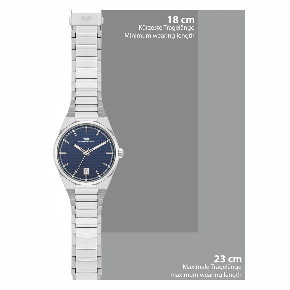 
                  
                    Herren Quarzuhr silber Edelstahl silber
                  
                