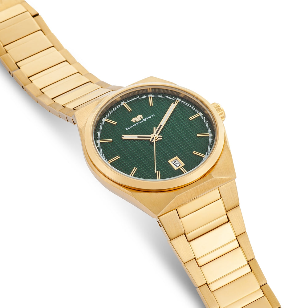 
                  
                    Herren Quarzuhr gelbgold Edelstahl gelbgold
                  
                