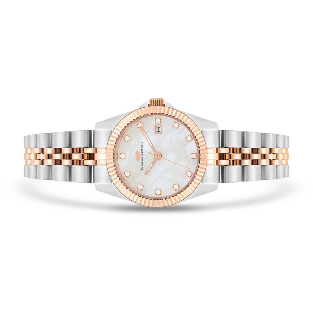 
                  
                    Damen Quarzuhr roségold/silber Edelstahl silber/roségold
                  
                