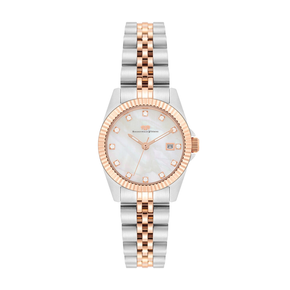 
                  
                    Damen Quarzuhr roségold/silber Edelstahl silber/roségold
                  
                