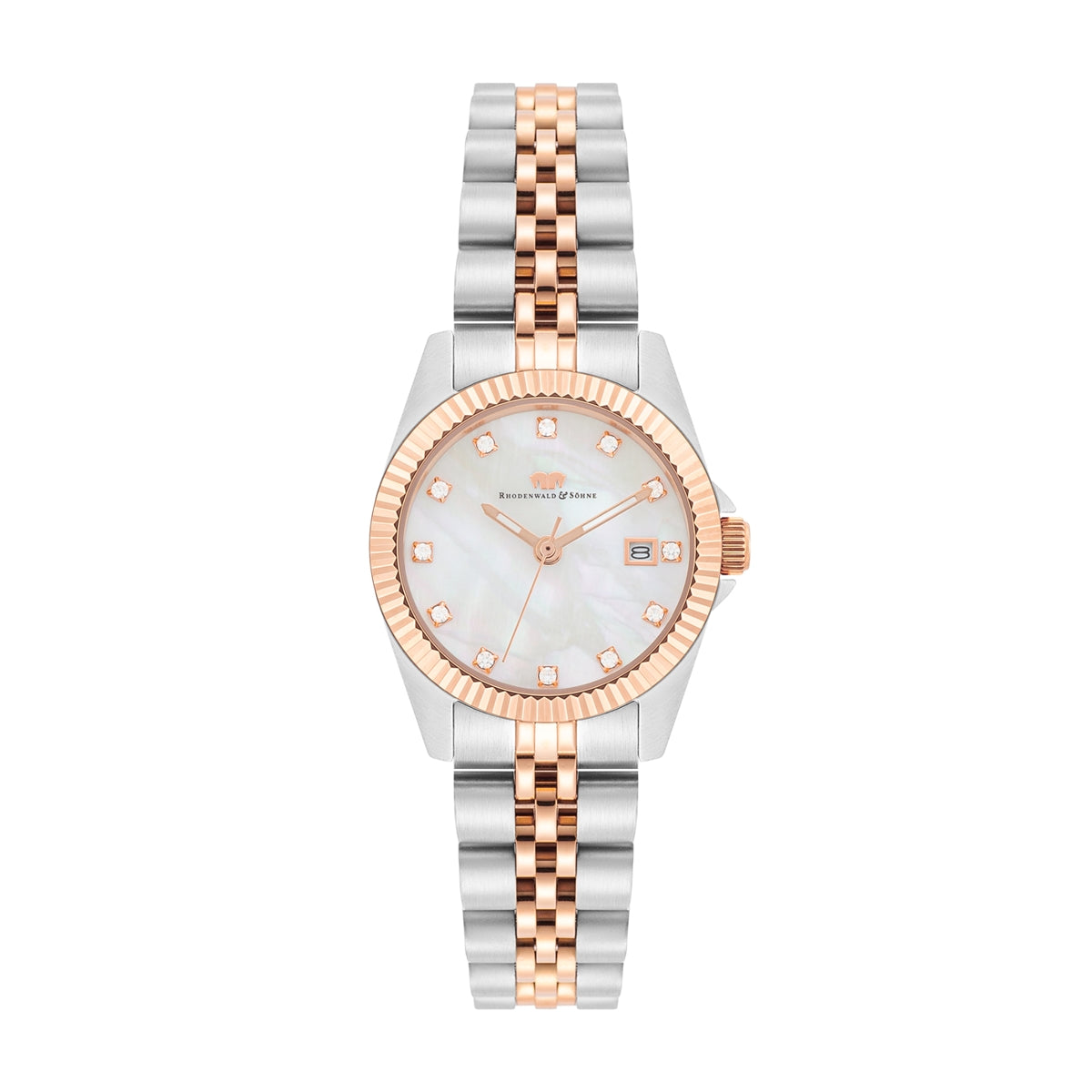 
                  
                    Damen Quarzuhr roségold/silber Edelstahl silber/roségold
                  
                