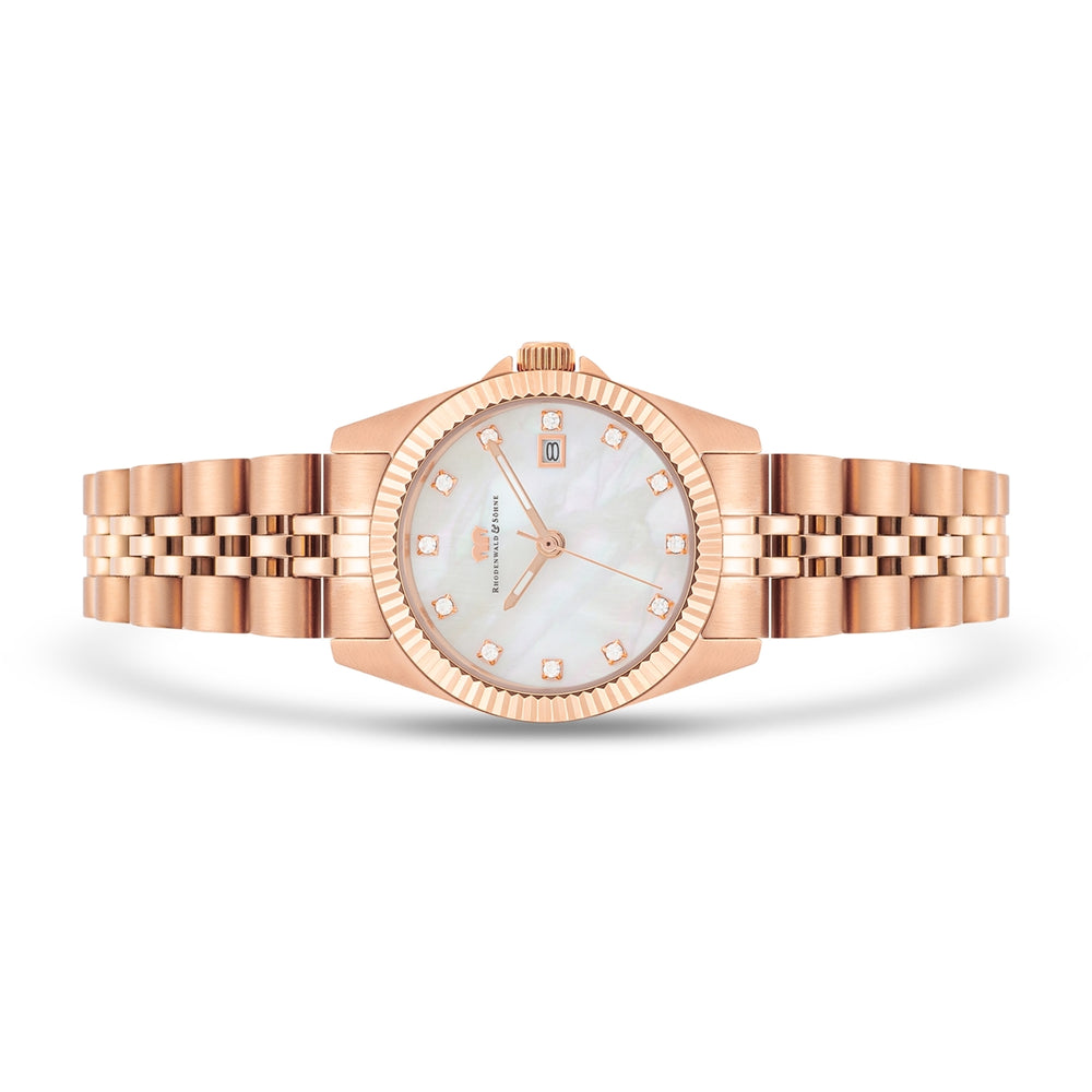 
                  
                    Damen Quarzuhr roségold Edelstahl roségold
                  
                