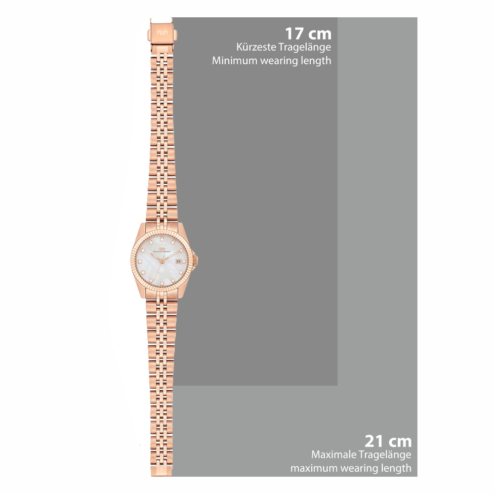
                  
                    Damen Quarzuhr roségold Edelstahl roségold
                  
                