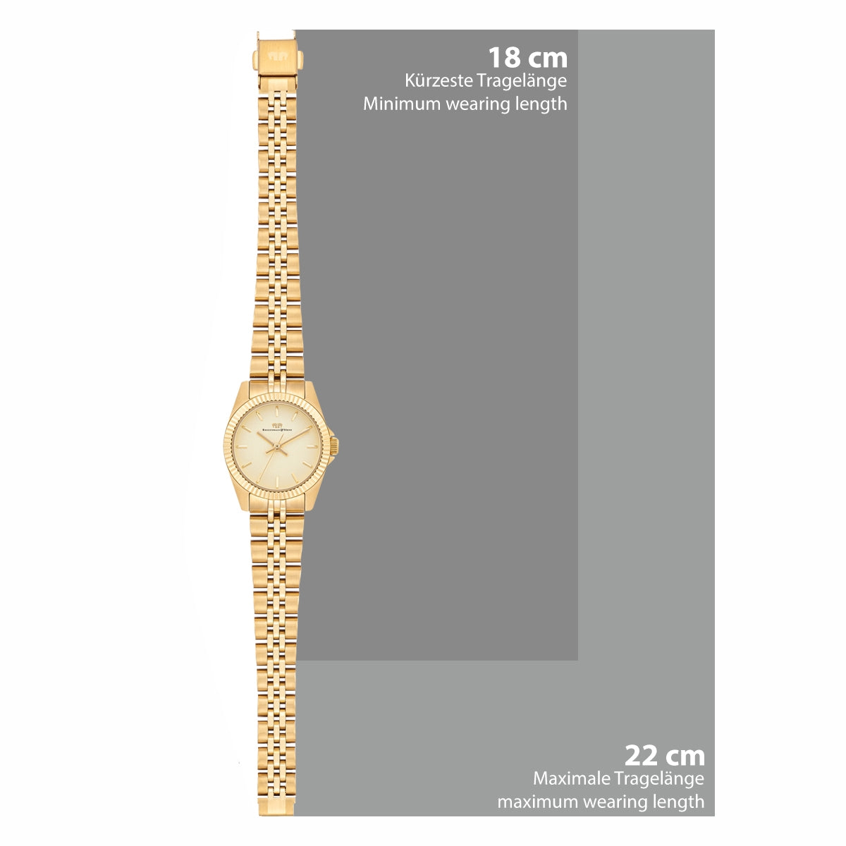
                  
                    Damen Quarzuhr gelbgold Edelstahl gelbgold
                  
                